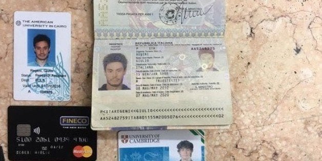 FILE -- In this file photo released by the Egyptian Ministry of Interior on Thursday, Mar. 24, 2016, personal belongings of