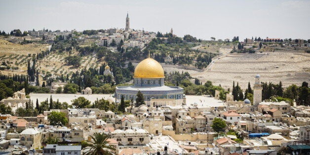 View over the Old City with the Dome of the Rock, UNESCO World Heritage Site, Jerusalem, Israel, Middle East