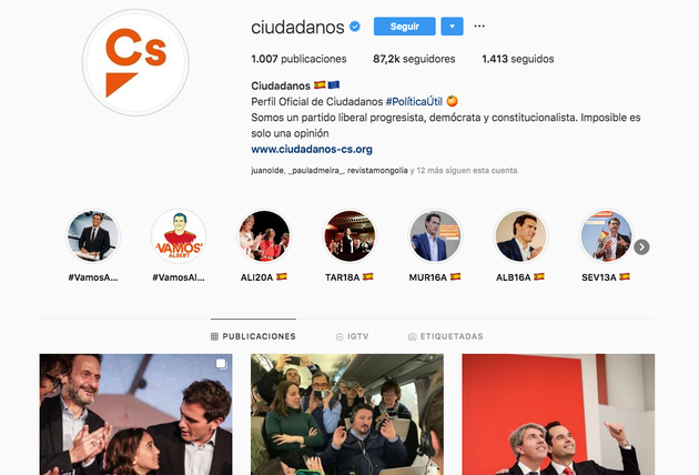 Sorpresa por lo que ha hecho Ciudadanos en Instagram con esta imagen de Albert