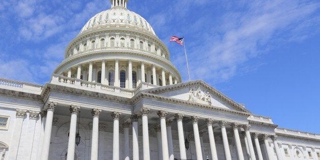 Washington DC, capital city of the United States. National Capitol building.