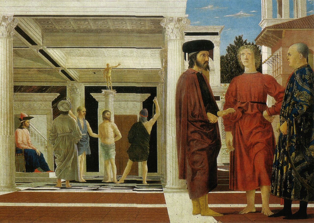 Πιέρο ντέλλα Φραντσέσκα, «Η Μαστίγωση», περίπου 1455-65, Galleria Nazionale, Urbino