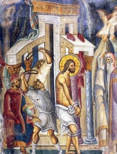 Μονή Βατοπαιδίου, «Η Μαστίγωση», 1312