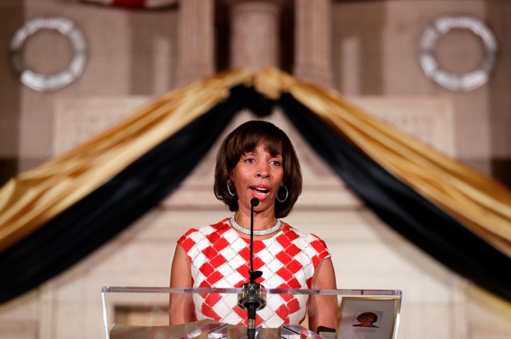 Baltimore Mayor Catherine Pugh at her inauguration in December 2016.