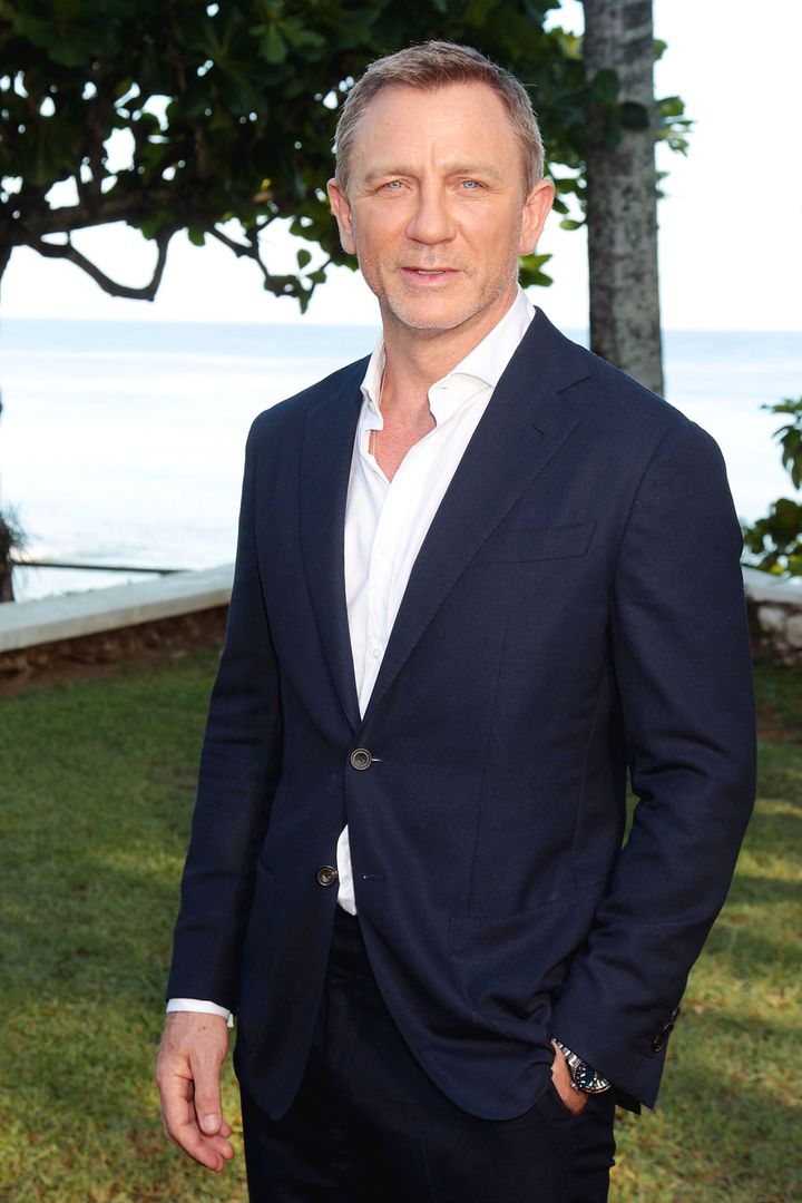 Daniel Craig at Thursday's Bond announcement in Jamaica.