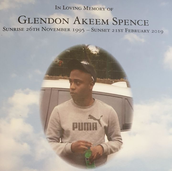 Glendon Spence funeral order of service