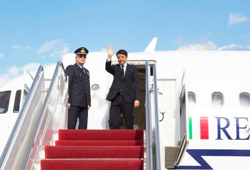 renzi aereo di stato