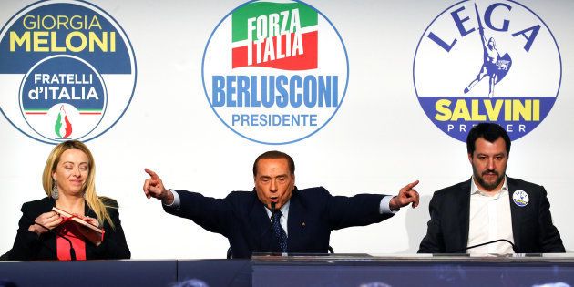 Vertice tra Berlusconi, Salvini e Meloni concluso: 