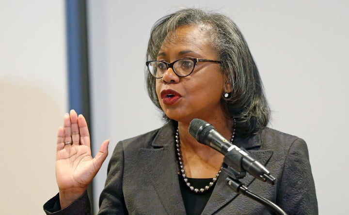 Law professor Anita Hill said Thursday she would only be satisfied with Biden "when I know there is real change and real acco
