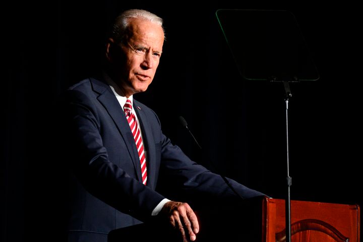 Biden's campaign said the candidate would not take money from registered lobbyists of corporate PACs. But a fundraising event Thursday has drawn scrutiny.