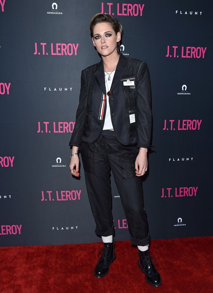 Stewart attends the LA premiere of "J.T. Leroy" on April 24 in Hollywood. 