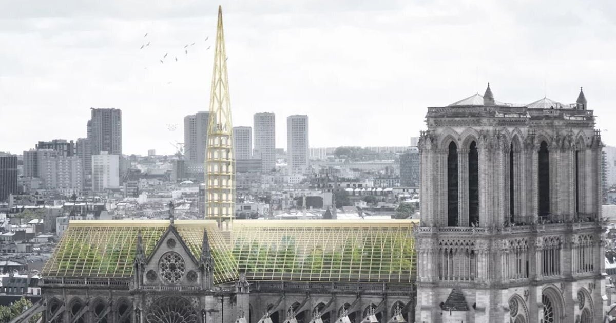 Architecte Qui A Construit Notre Dame De Paris Notre-Dame de Paris: des architectes imaginent une serre sur le toit