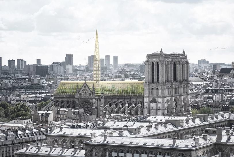 Notre-Dame de Paris: des architectes imaginent une serre sur le