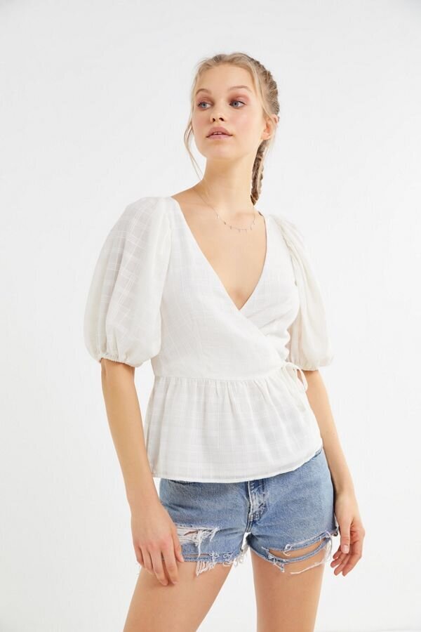 urban outfitters peplum tee