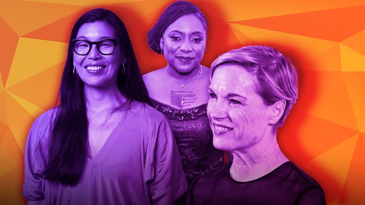 From left, Ai-jen Poo, Alicia Garza and Cecile Richards are among the prominent women behind Supermajority, which they launched on Monday.