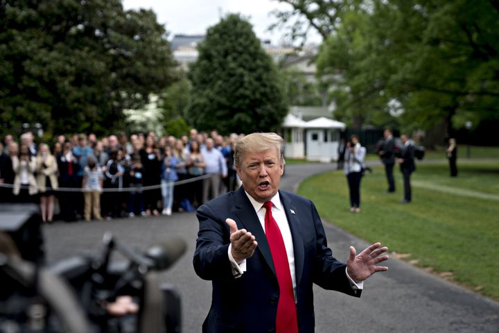 President Donald Trump threatened to fight "all the subpoenas" from Congress because "the Democrats are trying to win 2020."