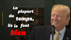 Trump aime la presse (mais seulement pour un