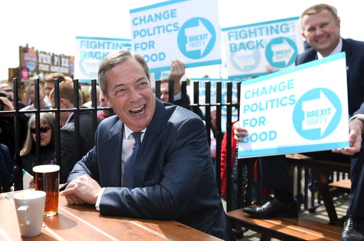 Nigel Farage's Brexit Party is flying high in he polls