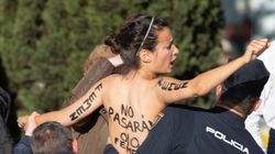 En Espagne, les Femen perturbent le dernier meeting du parti d’extrême droite