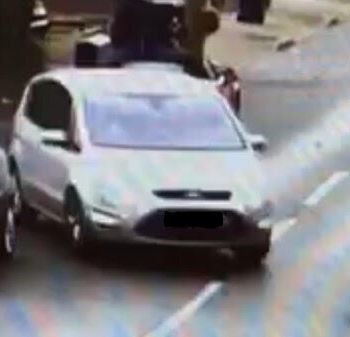 Police have issued this image of a car wanted in connection with the attacks.