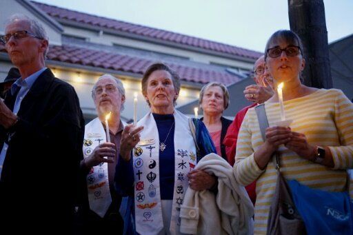 A candlelight vigil held for those killed and injured.