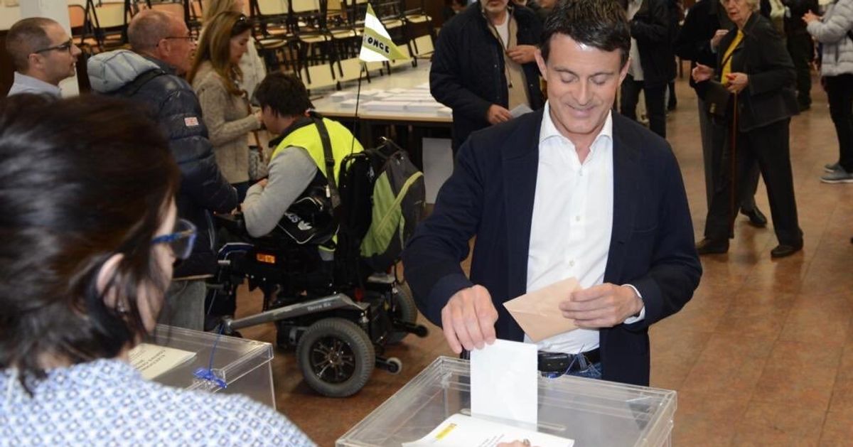 Manuel Valls a voté pour la première fois en Espagne Le HuffPost