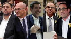 Cinq séparatistes catalans emprisonnés ont été élus aux législatives en