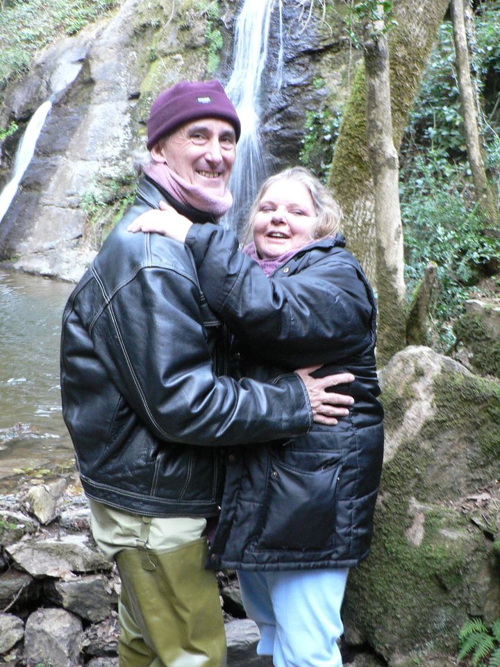 Su Gorman with her husband Steve Dymond