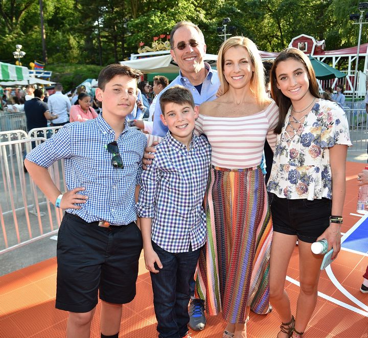 The Seinfeld family at GOOD+ Foundation's 2017 NY Bash at Victorian Gardens in Central Park. 