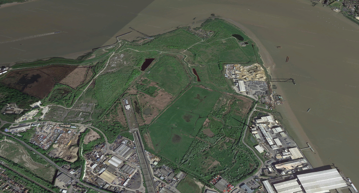 The site at Ebbsfleet, Kent, where the proposed London Resort could be built.