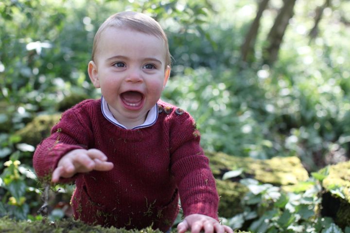 The royal family released new pics of Louis for his first birthday in April.