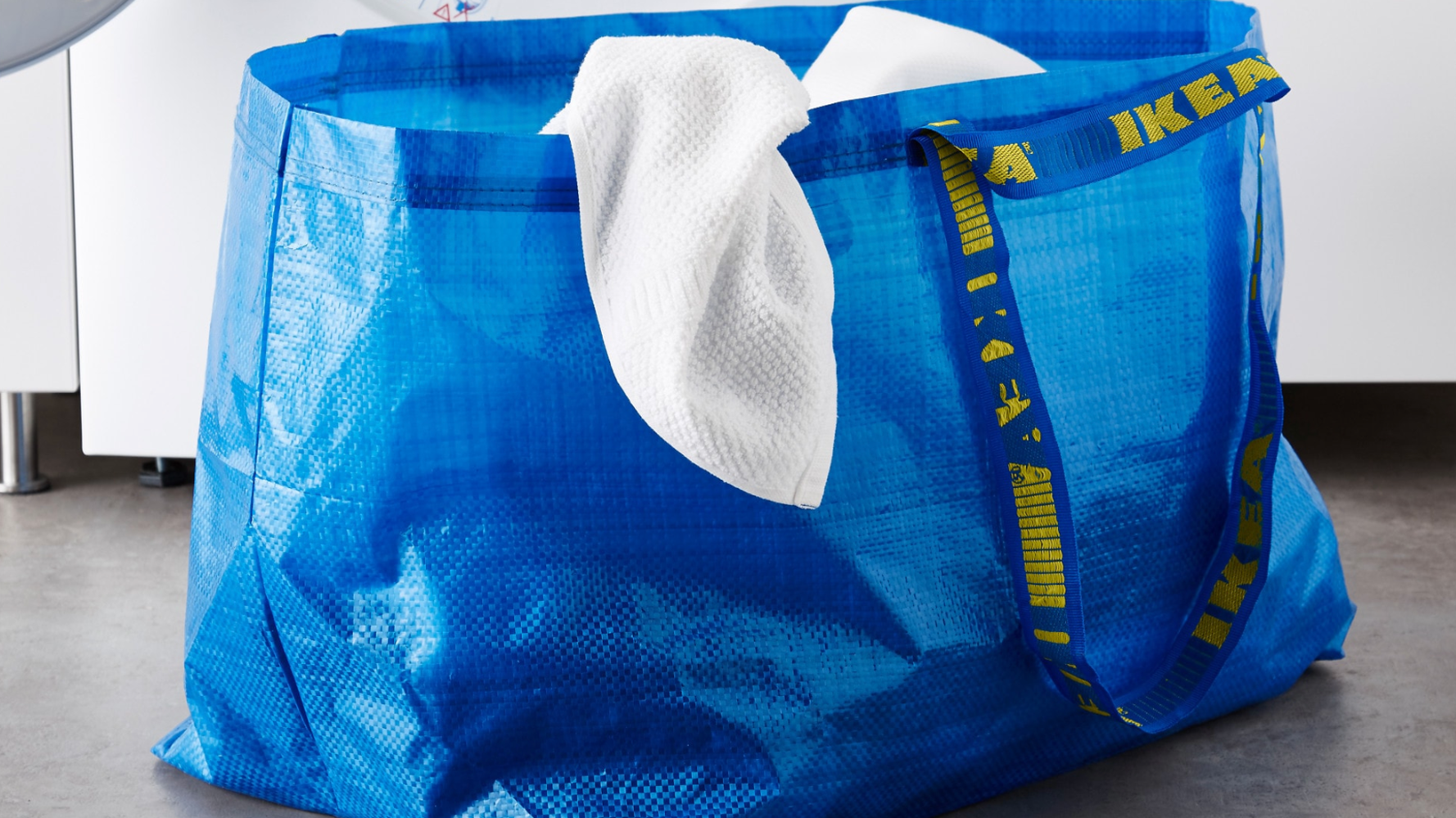ikea blue bag wedding dress hack Bride invents genius IKEA bag hack to hold wedding dress going to the toilet The Sun