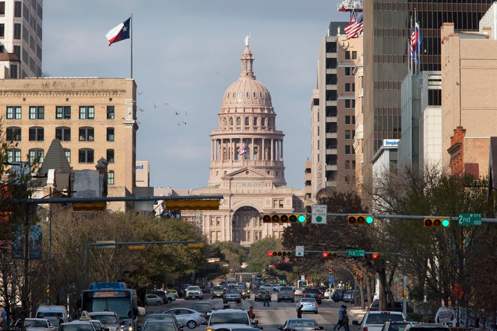 The Texas Capitol in Austin. 