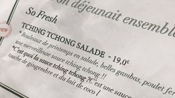 Le chef Christophe Adam s’excuse pour une salade de sa carte appelée “Tching
