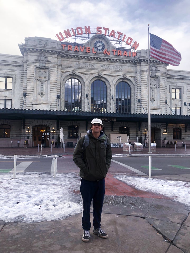 AJ at Denver Union Station.