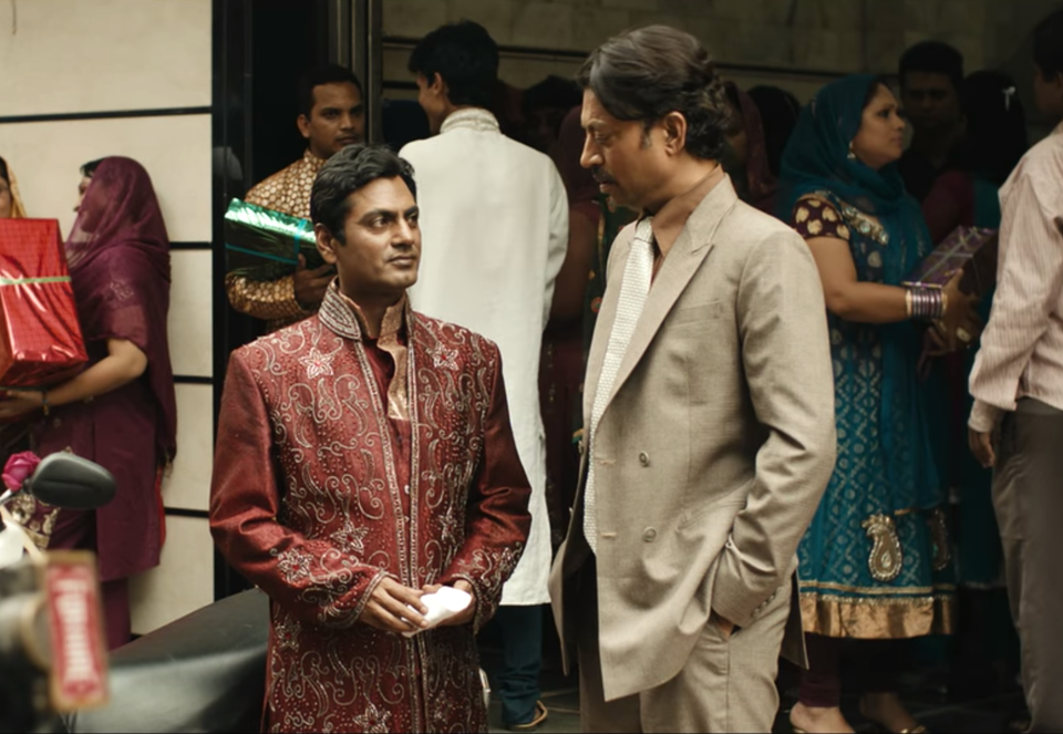 Nawazuddin Siddiqui and Irrfan in a still from 'The
