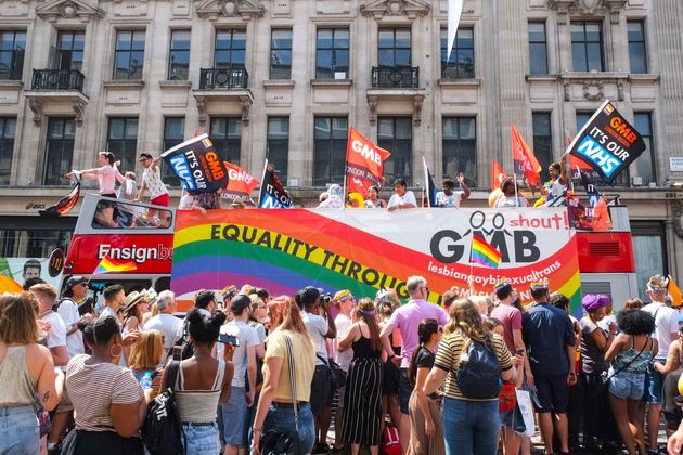 Thousands hit the streets to celebrate at the annual London Pride 