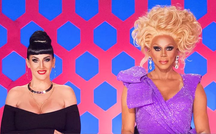 Michelle and RuPaul on the Drag Race panel