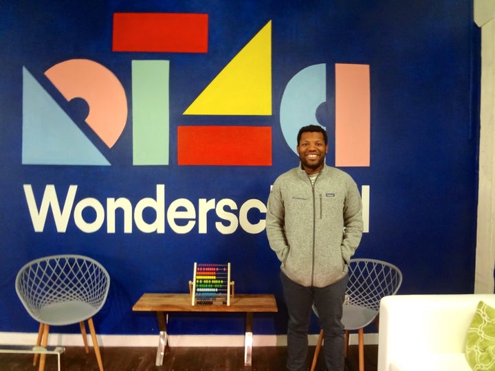<p>Wonderschool CEO Chris Bennett at the start-up’s San Francisco headquarters.</p>