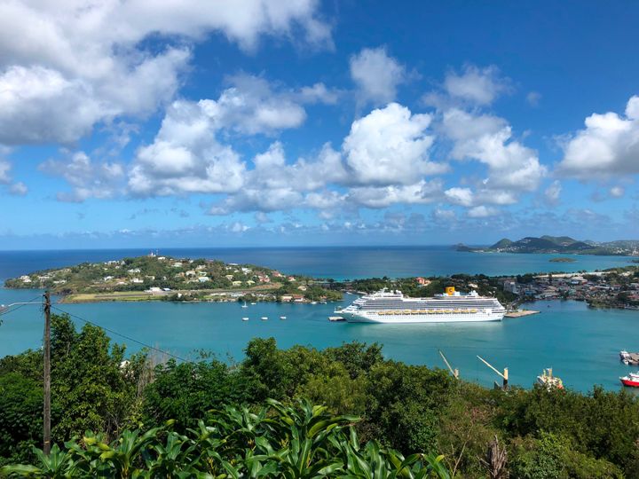 St. Lucia's chief medical officer did not disclose the name of the quarantined cruise ship but noted that passengers and crew