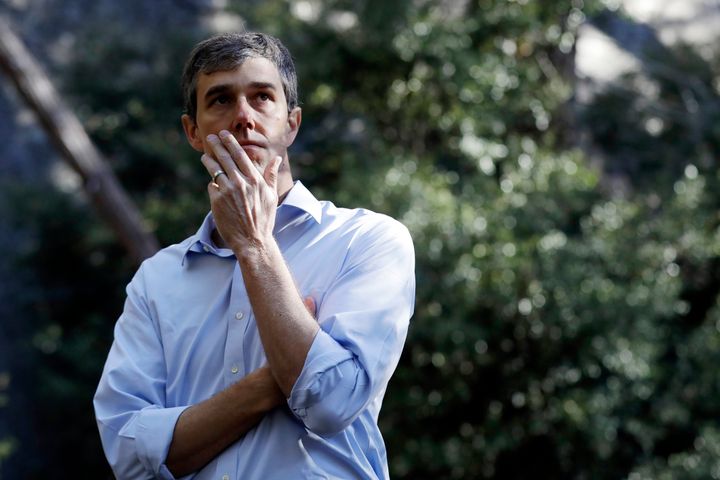 Beto O'Rourke, another 2020 candidate, released his own climate plan at Yosemite National Park on Monday.