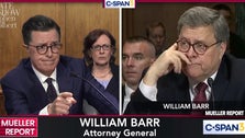 Stephen Colbert Hilariously Crashes Barr Testimony To Ask His Own Burning Questions