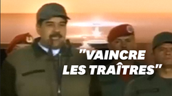 “L’heure est venue de combattre”: le discours guerrier de Maduro à son