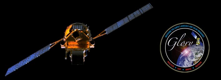 A rocket carrying the Glory Earth-observing satellite, shown in this drawing from NASA, launched on March 4, 2011, but failed