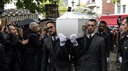 Francis Cabrel et Nicoletta aux obsèques de Dick