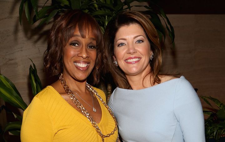 Gayle King, left, will continue to anchor "CBS This Morning," and Norah O'Donnell, right, will likely move to "CBS Evening News," sources say.