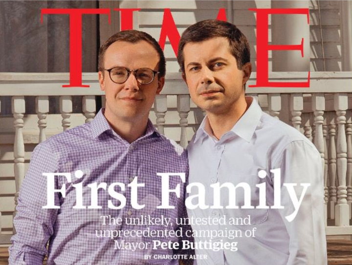 Buttigieg and his husband, Chasten Glezman, made the cover of TIME because of his historic bid for the presidency.