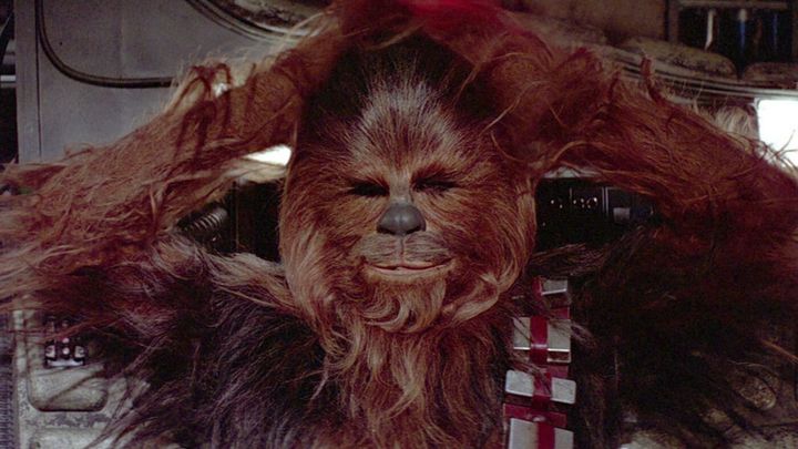 Peter played Chewbacca in five Star Wars films