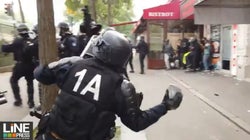 L’IGPN saisie après une vidéo où un CRS lance un pavé le 1er mai à