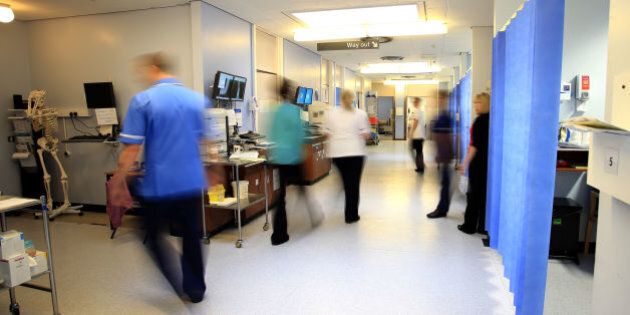 File photo dated 03/10/14 of a hospital ward, as overseas patients have left the NHS with unpaid bill of almost £30 million in just one year, an investigation has found.