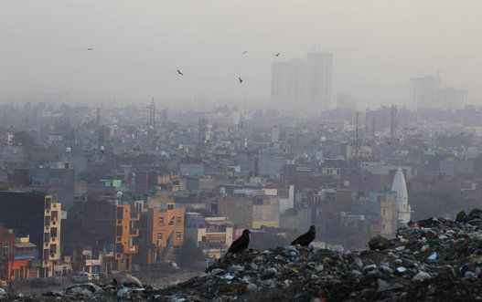 La ville de New Delhi en Inde
